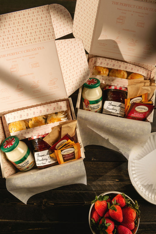 Tea, Scones & Clotted Cream | Tea Box Gift Set | About Mrs. Bakewell's